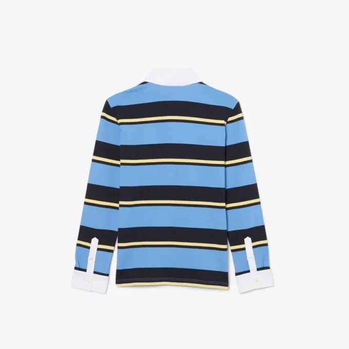 Gestreiftes Rugby-Poloshirt Gestreiftes Rugby-Poloshirt