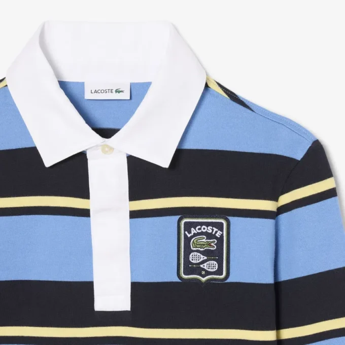 Gestreiftes Rugby-Poloshirt Gestreiftes Rugby-Poloshirt