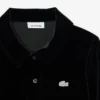 Glänzendes Stretch-Velours-Poloshirt für Mädchen Glänzendes Stretch-Velours-Poloshirt für Mädchen