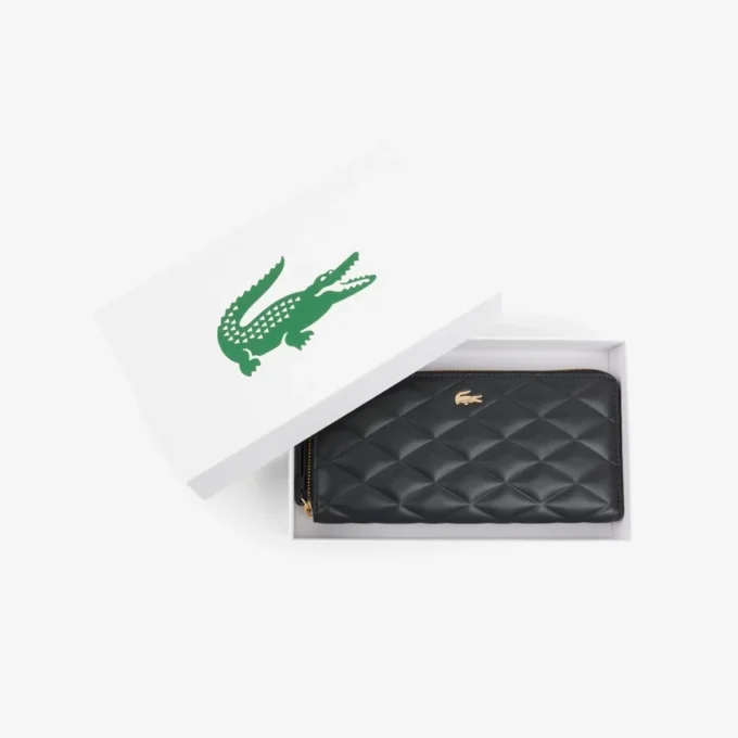 Große Brieftasche aus Crocodelle-Leder Große Brieftasche aus Crocodelle-Leder