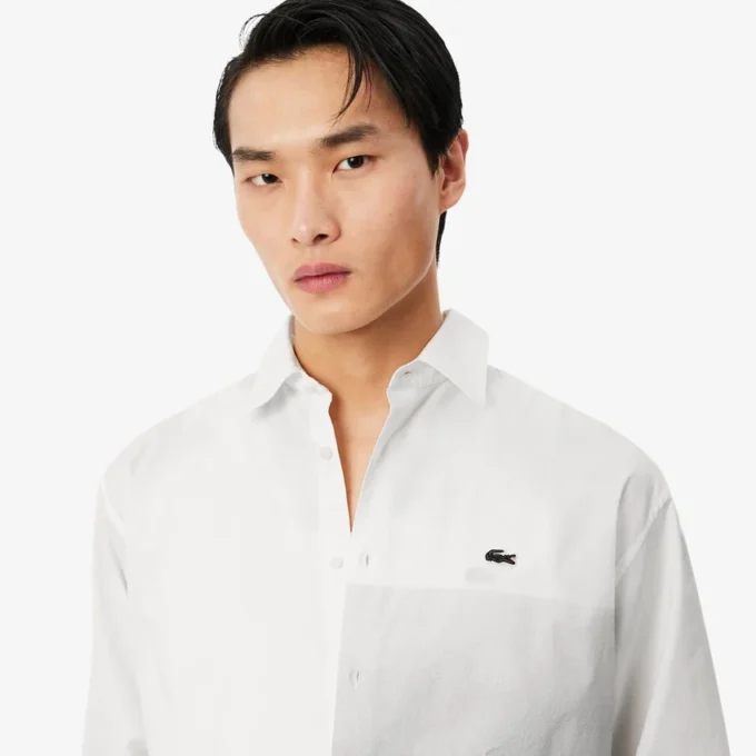 Hemd aus bedrucktem Baumwolltwill in Relaxed Fit Hemd aus bedrucktem Baumwolltwill in Relaxed Fit