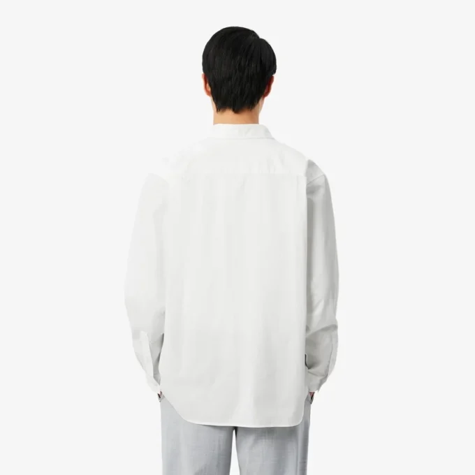 Hemd aus bedrucktem Baumwolltwill in Relaxed Fit Hemd aus bedrucktem Baumwolltwill in Relaxed Fit