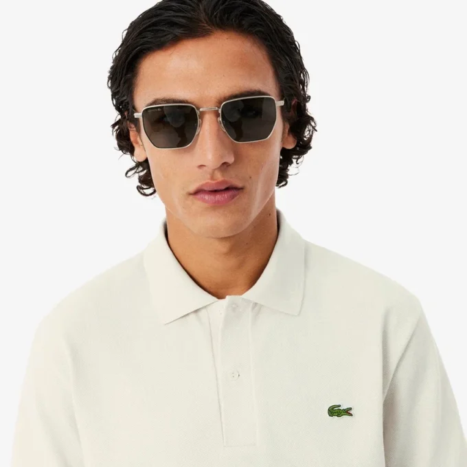 Hergestellt in Frankreich Klassisch geschnittenes gestreiftes Poloshirt Hergestellt in Frankreich Klassisch geschnittenes gestreiftes Poloshirt