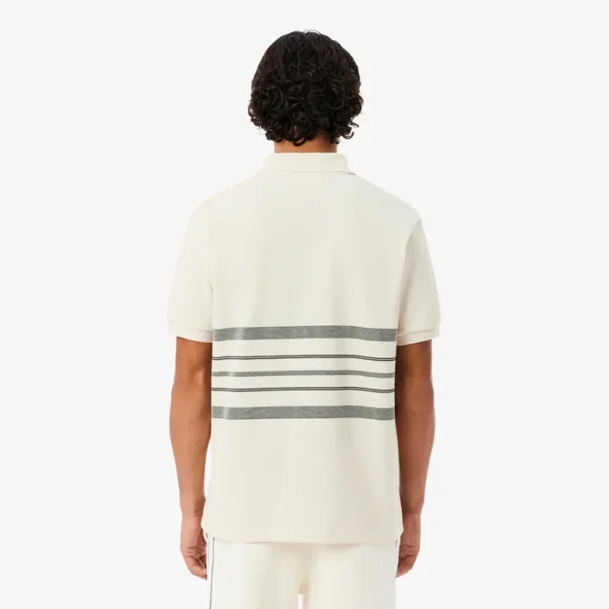 Hergestellt in Frankreich Klassisch geschnittenes gestreiftes Poloshirt Hergestellt in Frankreich Klassisch geschnittenes gestreiftes Poloshirt