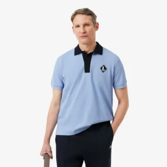 Hergestellt in Frankreich Poloshirt mit klassischer Passform und Emblem Hergestellt in Frankreich Poloshirt mit klassischer Passform und Emblem