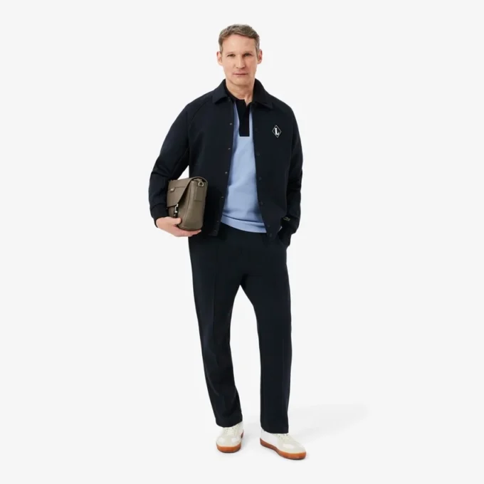 Hergestellt in Frankreich Poloshirt mit klassischer Passform und Emblem Hergestellt in Frankreich Poloshirt mit klassischer Passform und Emblem