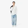 Herren-5-Pocket-Jeans in geradem Schnitt, Indigo Herren-5-Pocket-Jeans in geradem Schnitt, Indigo