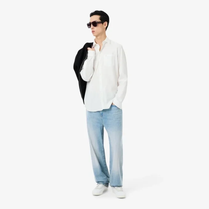 Herren-5-Pocket-Jeans in geradem Schnitt, Indigo Herren-5-Pocket-Jeans in geradem Schnitt, Indigo