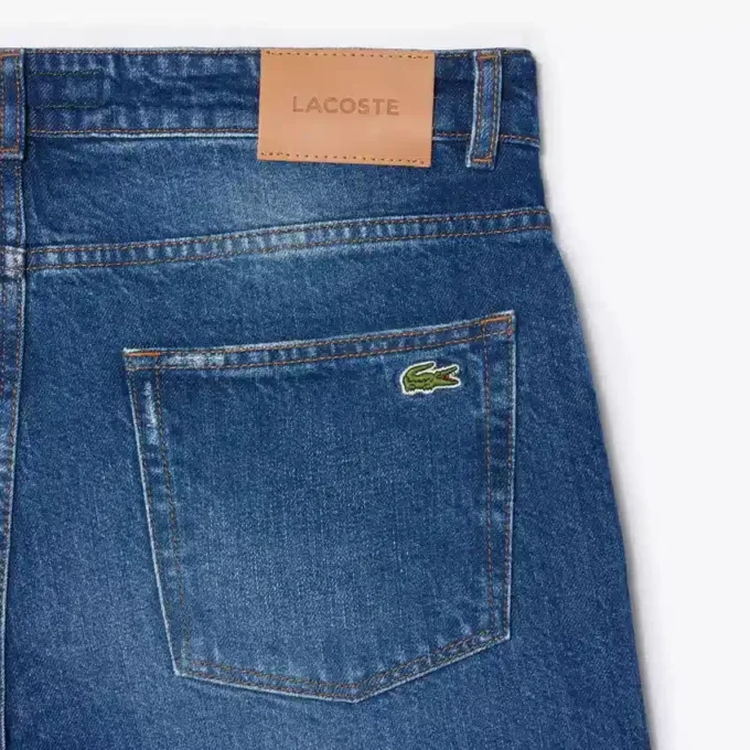 Herren-5-Pocket-Jeans in geradem Schnitt, Indigo