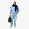 Herren-5-Pocket-Jeans in geradem Schnitt, Indigo Herren-5-Pocket-Jeans in geradem Schnitt, Indigo