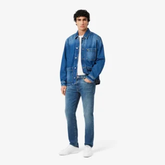 Herren-5-Pocket-Jeans in Slim Fit, Indigo Herren-5-Pocket-Jeans in Slim Fit, Indigo