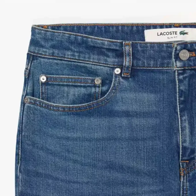 Herren-5-Pocket-Jeans in Slim Fit, Indigo