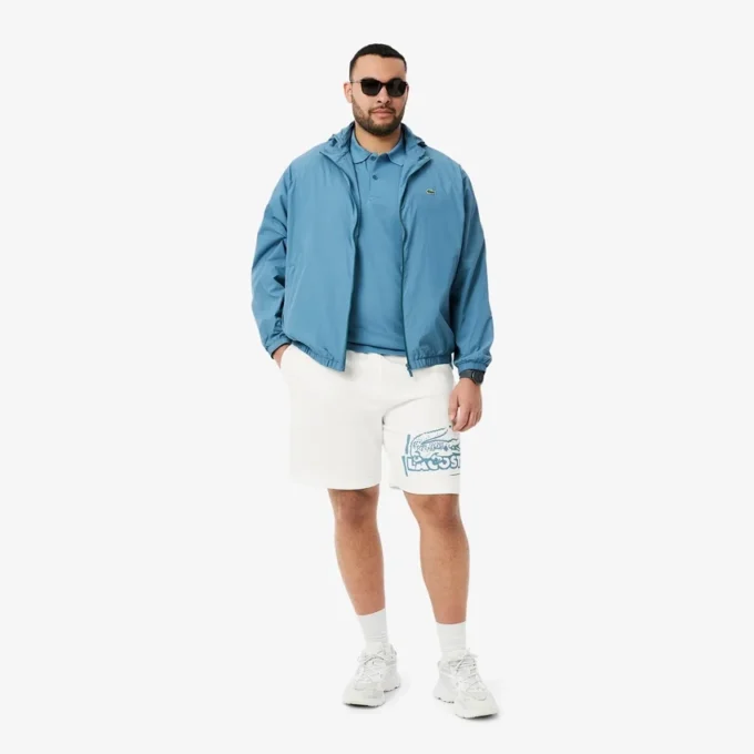 Herren-Baumwoll-Fleece-Shorts mit Grafikprint Herren-Baumwoll-Fleece-Shorts mit Grafikprint