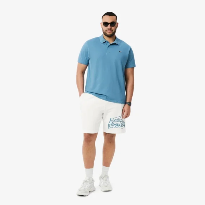 Herren-Baumwoll-Fleece-Shorts mit Grafikprint Herren-Baumwoll-Fleece-Shorts mit Grafikprint