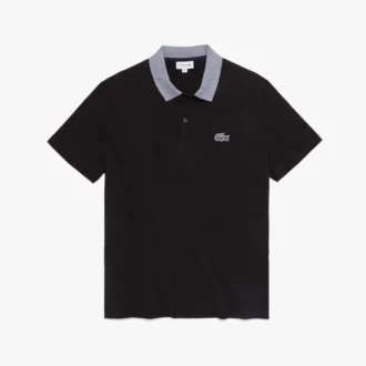 Herren-Baumwoll-Poloshirt mit kontrastierendem Kragen Herren-Baumwoll-Poloshirt mit kontrastierendem Kragen