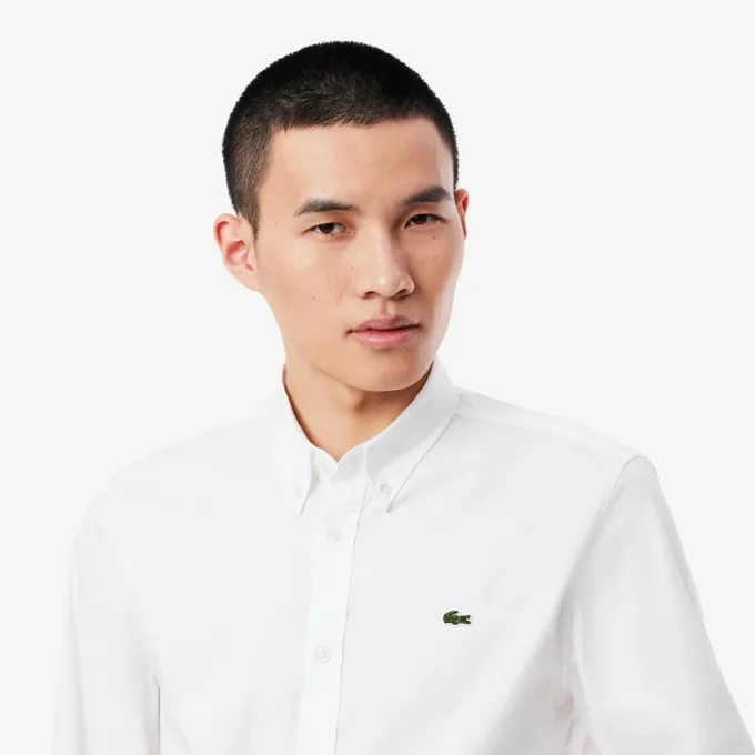 Herren-Baumwollhemd in Slim Fit Herren-Baumwollhemd in Slim Fit