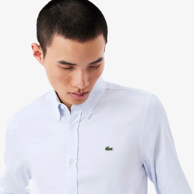 Herren-Baumwollhemd in Slim Fit Herren-Baumwollhemd in Slim Fit