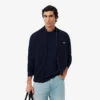 Herren-Baumwollpullover mit Reißverschluss und hohem Kragen Herren-Baumwollpullover mit Reißverschluss und hohem Kragen