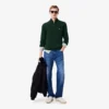 Herren-Baumwollpullover mit Reißverschluss und hohem Kragen Herren-Baumwollpullover mit Reißverschluss und hohem Kragen
