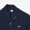 Herren-Baumwollpullover mit Reißverschluss und hohem Kragen Herren-Baumwollpullover mit Reißverschluss und hohem Kragen