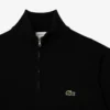 Herren-Baumwollpullover mit Reißverschluss und hohem Kragen Herren-Baumwollpullover mit Reißverschluss und hohem Kragen