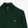 Herren-Baumwollpullover mit Reißverschluss und hohem Kragen Herren-Baumwollpullover mit Reißverschluss und hohem Kragen