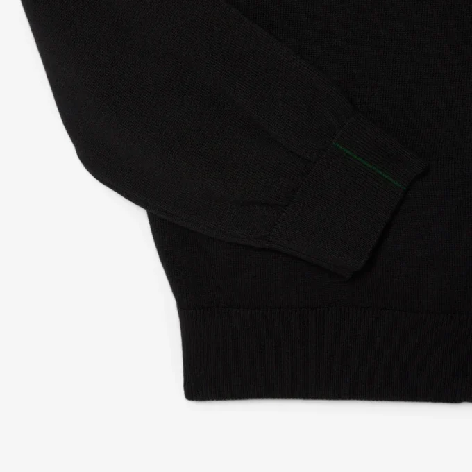 Herren-Baumwollpullover mit Reißverschluss und hohem Kragen Herren-Baumwollpullover mit Reißverschluss und hohem Kragen