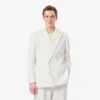 Herren-Blazer mit doppelter Knopfleiste und gesticktem Heritage-Emblem Herren-Blazer mit doppelter Knopfleiste und gesticktem Heritage-Emblem