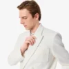 Herren-Blazer mit doppelter Knopfleiste und gesticktem Heritage-Emblem Herren-Blazer mit doppelter Knopfleiste und gesticktem Heritage-Emblem