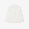 Herren-Blazer mit doppelter Knopfleiste und gesticktem Heritage-Emblem Herren-Blazer mit doppelter Knopfleiste und gesticktem Heritage-Emblem
