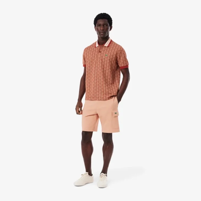 Herren-Cargo-Shorts aus Baumwollfleece Herren-Cargo-Shorts aus Baumwollfleece