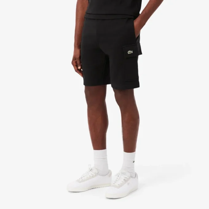 Herren-Cargo-Shorts aus Baumwollfleece Herren-Cargo-Shorts aus Baumwollfleece