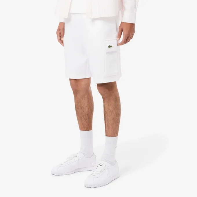 Herren-Cargo-Shorts aus Baumwollfleece Herren-Cargo-Shorts aus Baumwollfleece