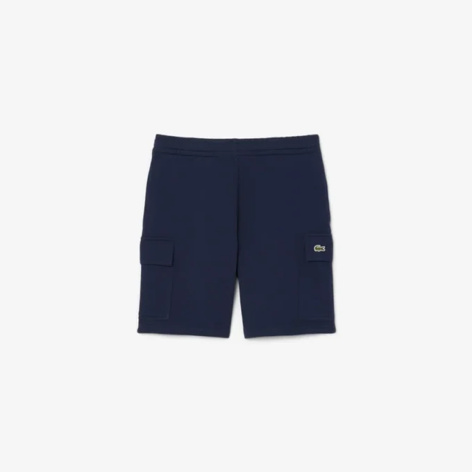 Herren-Cargo-Shorts aus Baumwollfleece Herren-Cargo-Shorts aus Baumwollfleece