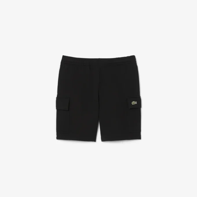 Herren-Cargo-Shorts aus Baumwollfleece Herren-Cargo-Shorts aus Baumwollfleece