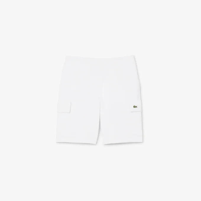 Herren-Cargo-Shorts aus Baumwollfleece Herren-Cargo-Shorts aus Baumwollfleece