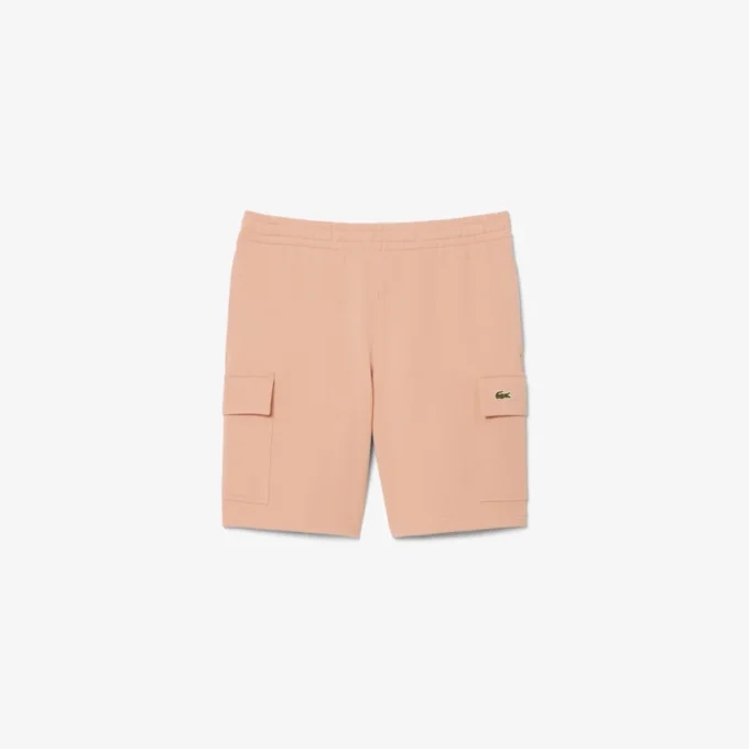 Herren-Cargo-Shorts aus Baumwollfleece Herren-Cargo-Shorts aus Baumwollfleece