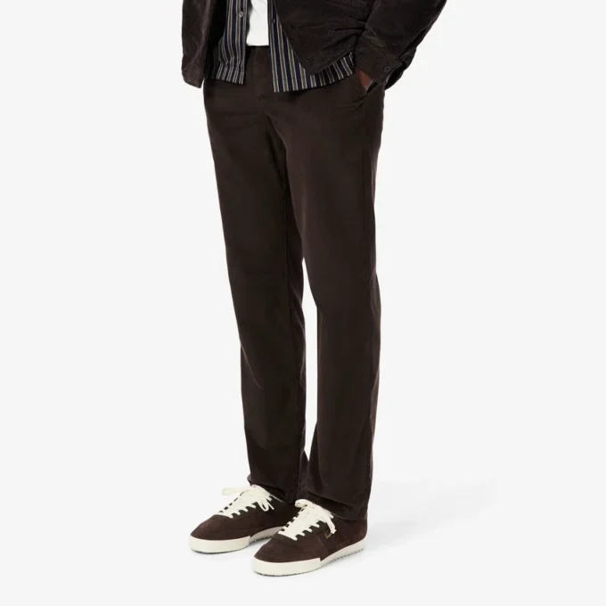 Herren-Chino-Hose aus Cord in Regular Fit