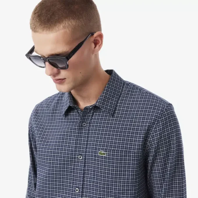 Herren-Flanellhemd mit Karomuster in Regular Fit Herren-Flanellhemd mit Karomuster in Regular Fit