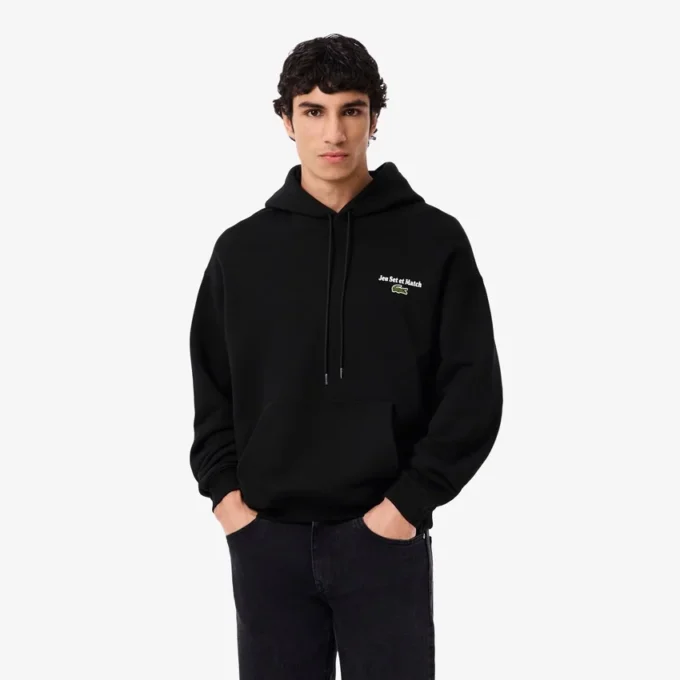 Herren-Fleece-Hoodie mit Mehrfachdruck Herren-Fleece-Hoodie mit Mehrfachdruck