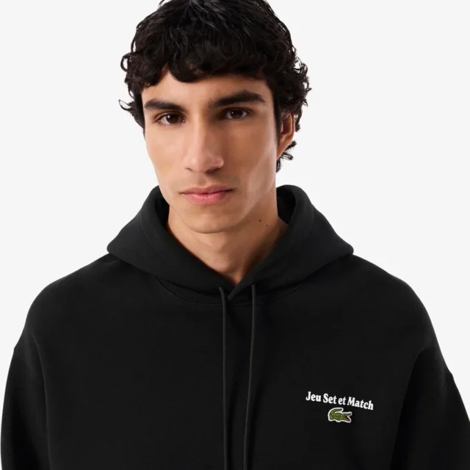 Herren-Fleece-Hoodie mit Mehrfachdruck Herren-Fleece-Hoodie mit Mehrfachdruck