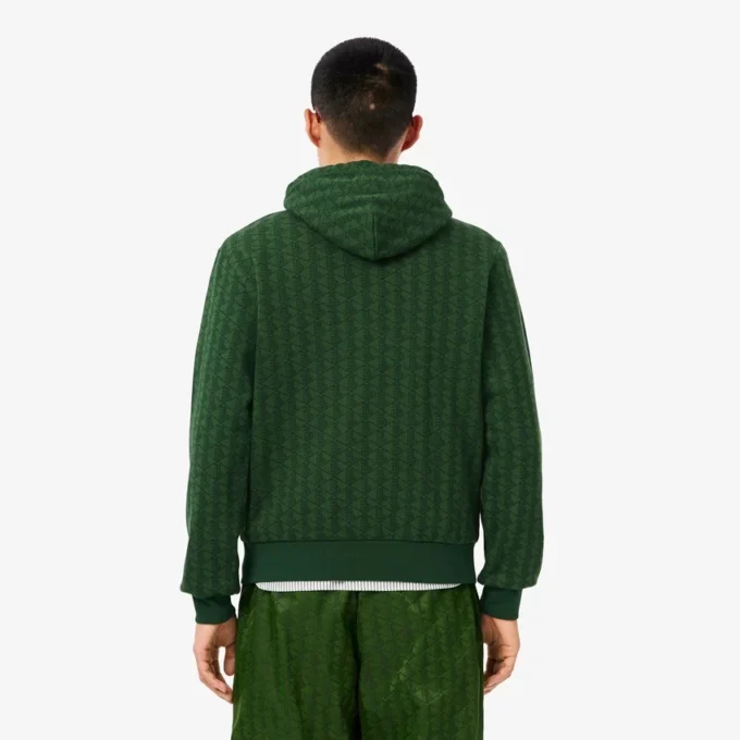 Herren-Fleece-Hoodie mit Monogramm Herren-Fleece-Hoodie mit Monogramm