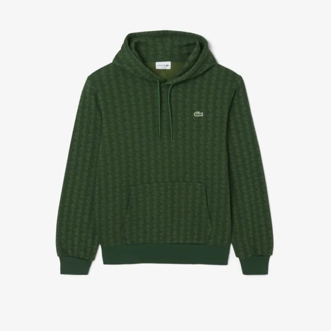 Herren-Fleece-Hoodie mit Monogramm Herren-Fleece-Hoodie mit Monogramm