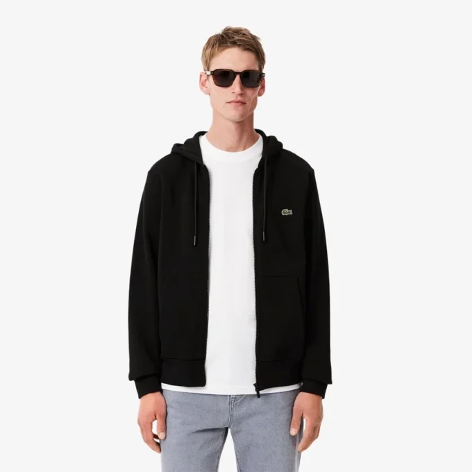 Herren-Fleece-Hoodie mit Reißverschluss Herren-Fleece-Hoodie mit Reißverschluss