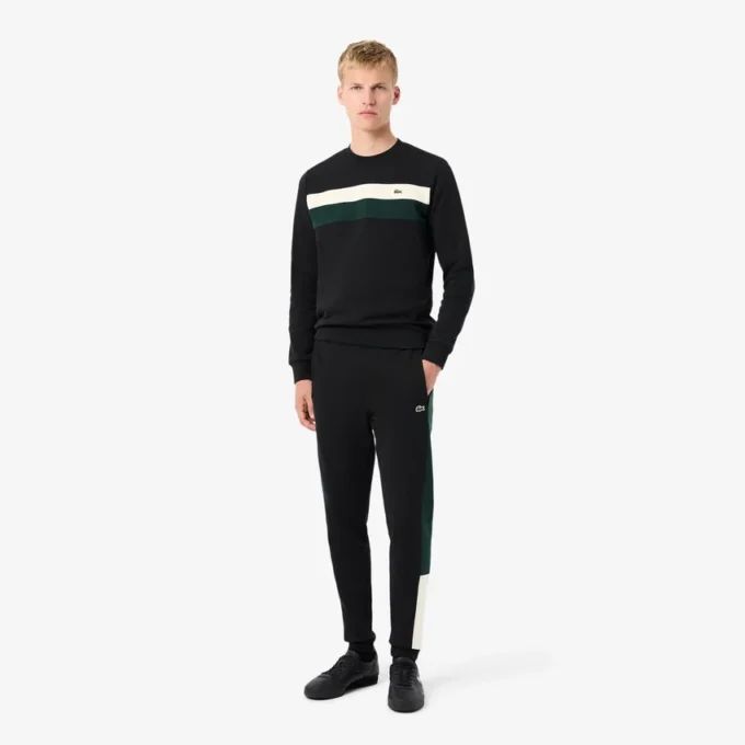 Herren-Fleece-Jogginghose mit schmal zulaufendem Bein Herren-Fleece-Jogginghose mit schmal zulaufendem Bein