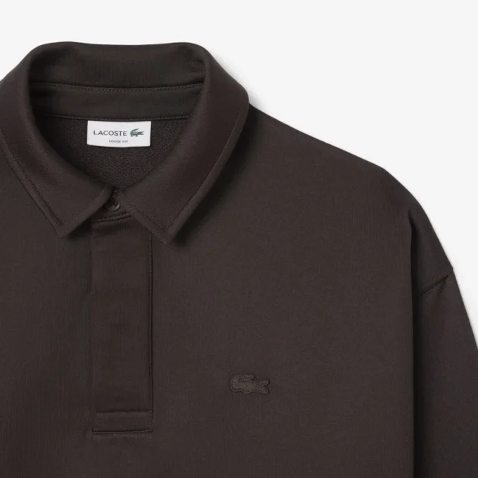 Herren-Fleece-Poloshirt in lockerer Passform Herren-Fleece-Poloshirt in lockerer Passform