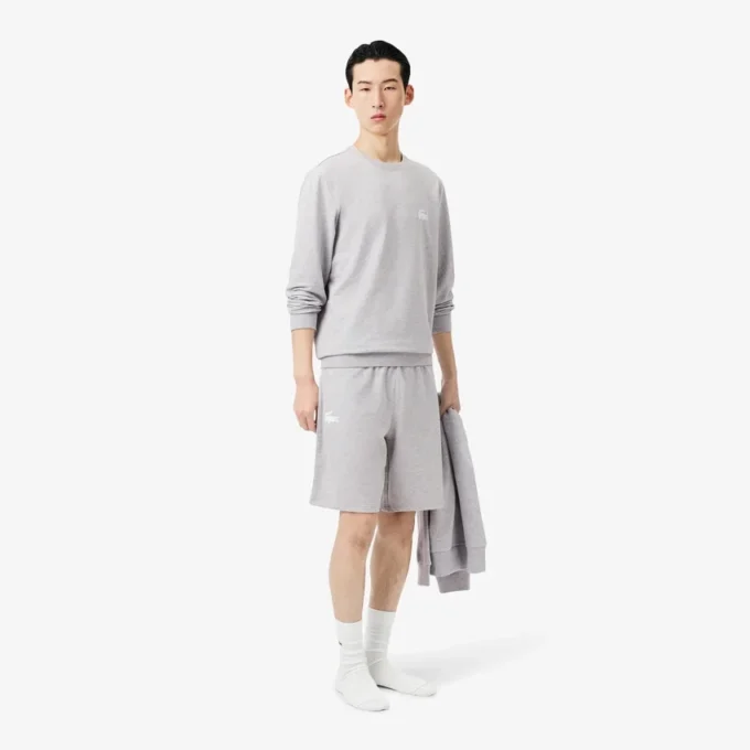 Herren-Fleece-Pyjama-Shorts in gerader Passform Herren-Fleece-Pyjama-Shorts in gerader Passform