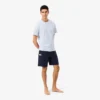 Herren-Fleece-Pyjama-Shorts in gerader Passform Herren-Fleece-Pyjama-Shorts in gerader Passform