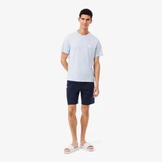 Herren-Fleece-Pyjama-Shorts in gerader Passform Herren-Fleece-Pyjama-Shorts in gerader Passform