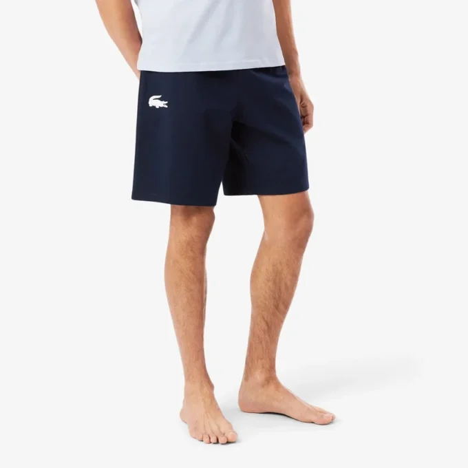 Herren-Fleece-Pyjama-Shorts in gerader Passform Herren-Fleece-Pyjama-Shorts in gerader Passform
